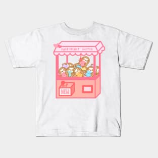 Cute Valentine’s Day Sweetheart Sloths Claw Machine Kids T-Shirt